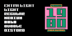 SK 1980 Unicase Font Family