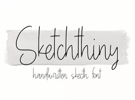 Sketchthiny Font