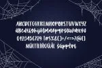 Spider in Sparkle Font