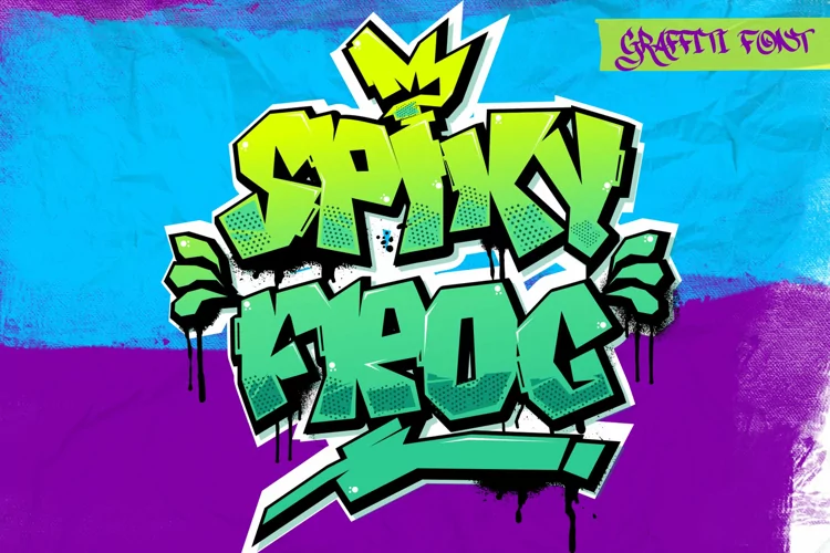 Spiky Frog Font
