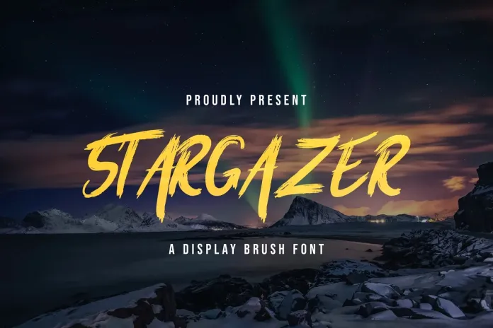Stargaze Brush Font