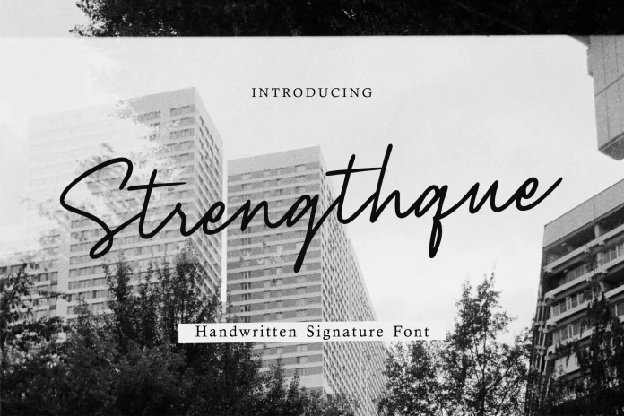 Strenghtque Font