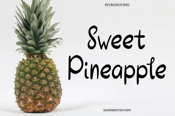 Sweet Pineapple Typeface Font