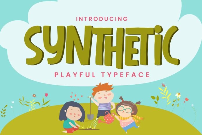 Syhthetic - Playful Typeface Font