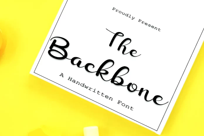 The Backbone Font