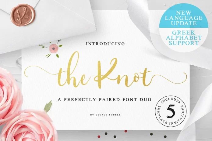 The Knot Font