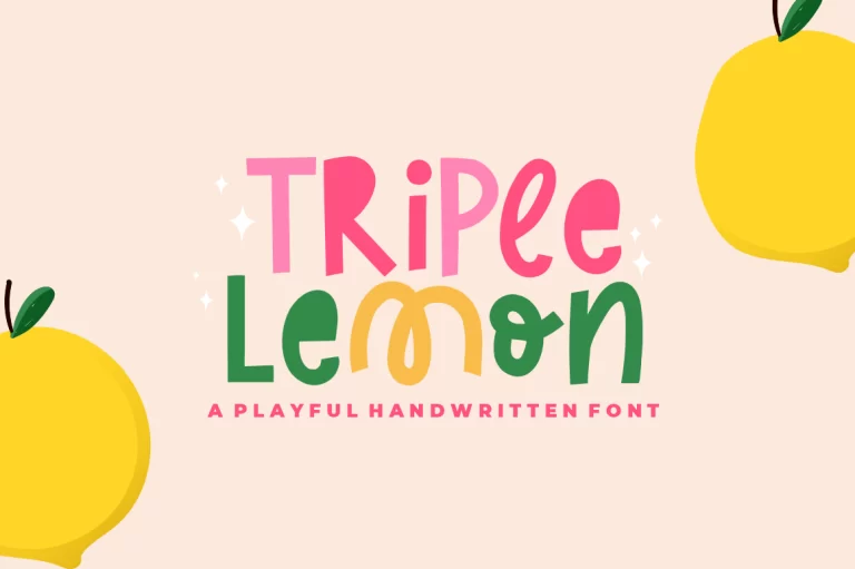 Triple Lemon Font