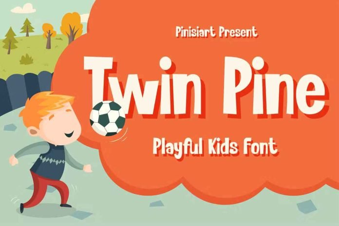 Twin Pine Kids Font