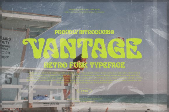 Vantage Retro Funk Font