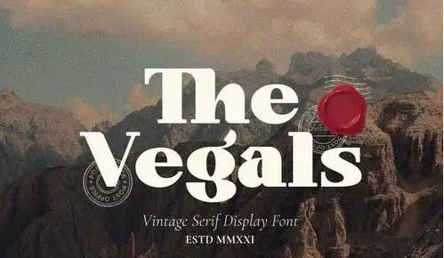 Vintage - The Vegals Font