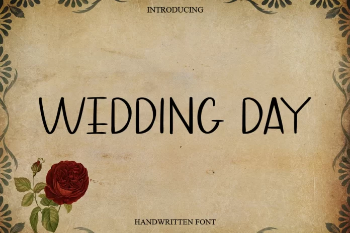 Wedding Day Font