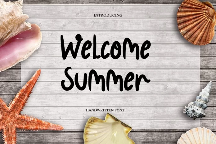 Welcome Summer Font