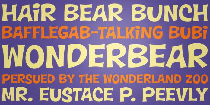 Wonderbear PB Font