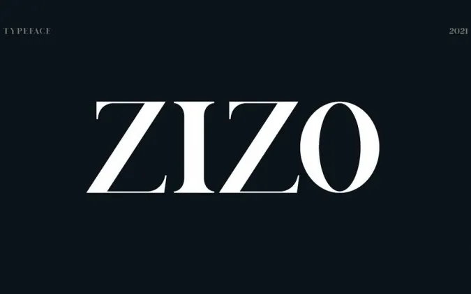 Zizo Serif Font