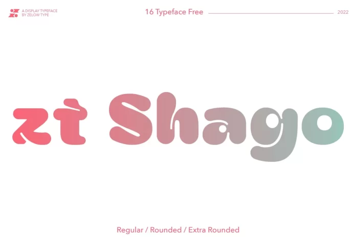 Zt Shago Font Family