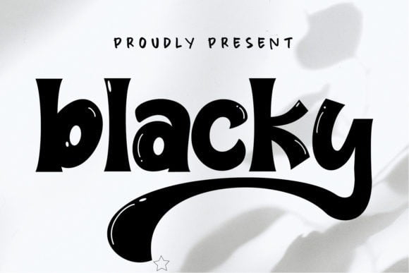 Blacky Font