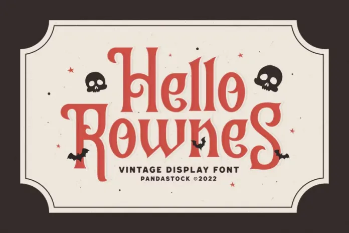 Hello Rownes Font