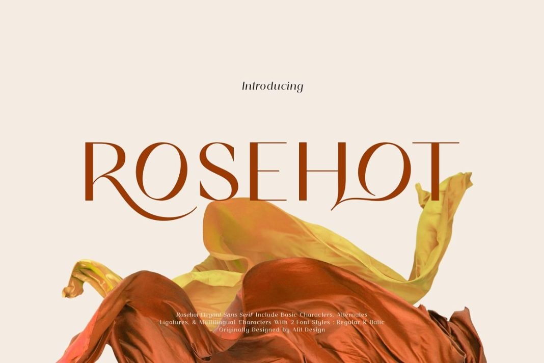 Rosehot Typeface Font