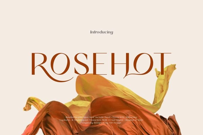 Rosehot Typeface Font