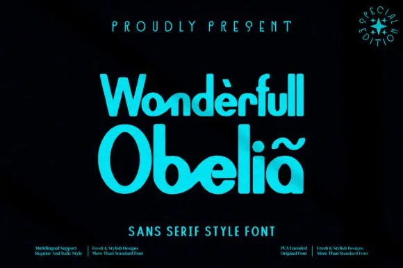 Wonderfull Obelia Font