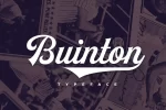 Buinton Typeface Font