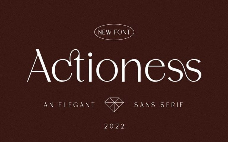 Actioness - Business Font