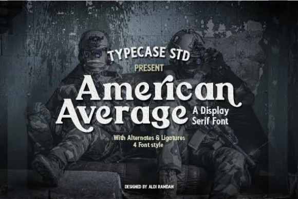 American Average Font