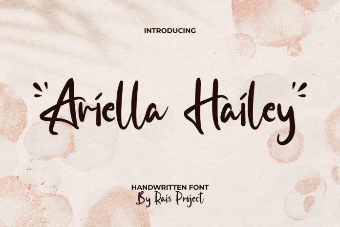 Ariella Hailey Font