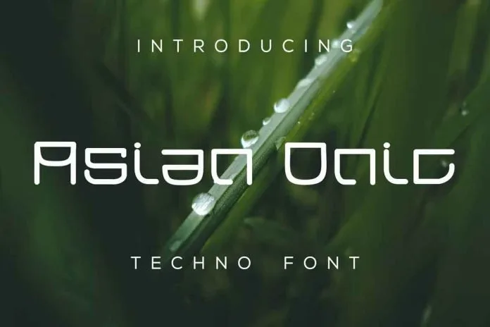 Asian Onic Font