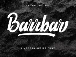 Barrbar Font