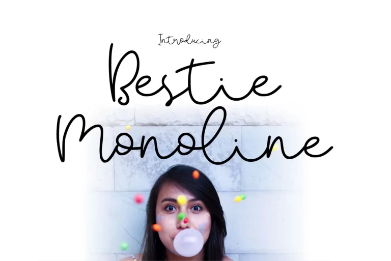 Besti Monoline Font