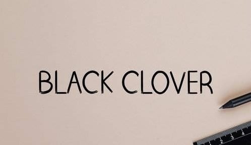 Blackclover Font