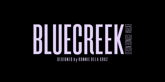 Blue Creek Font