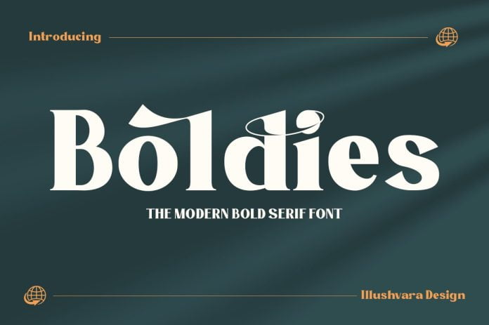 Boldies - Modern Bold Serif Font