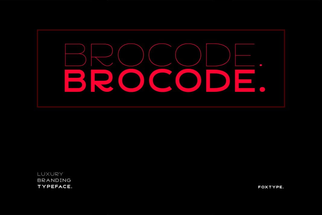 Brocode Display Font