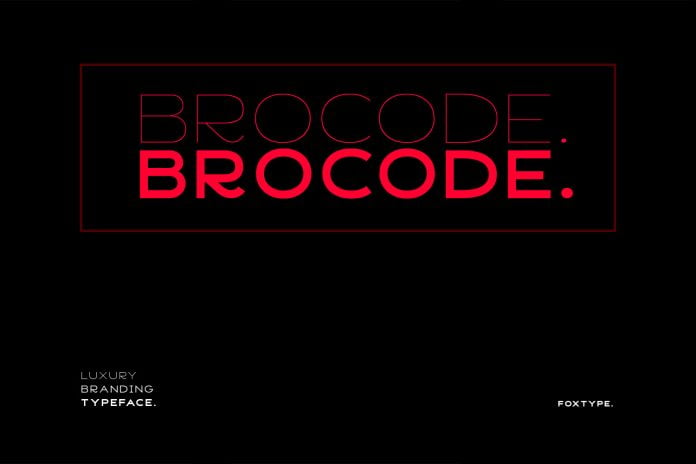 Brocode Display Font