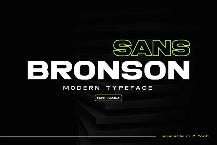Bronson Sans Serif Font