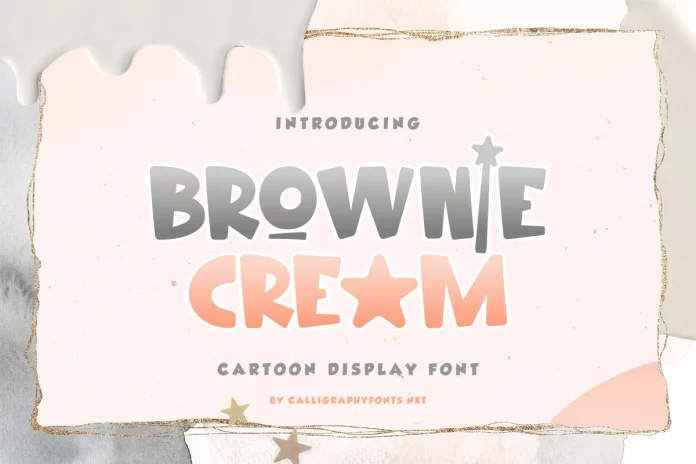 Brownie Cream Font