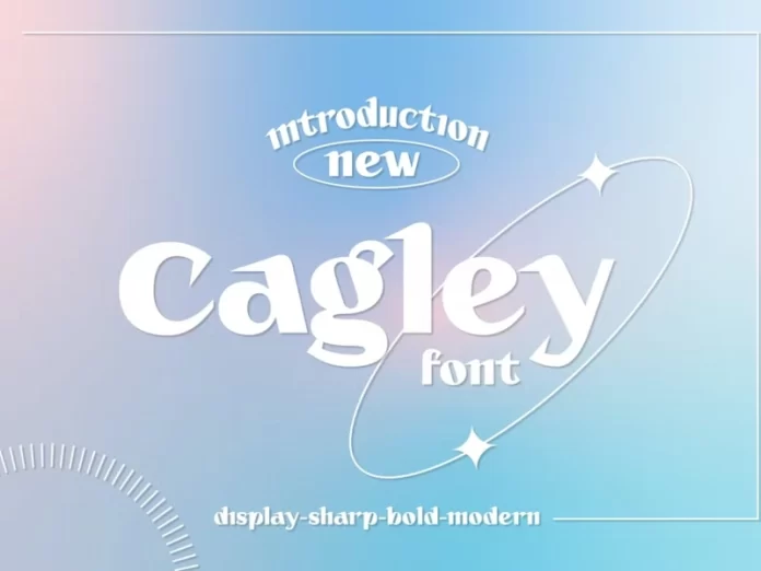 Cagley Display Font