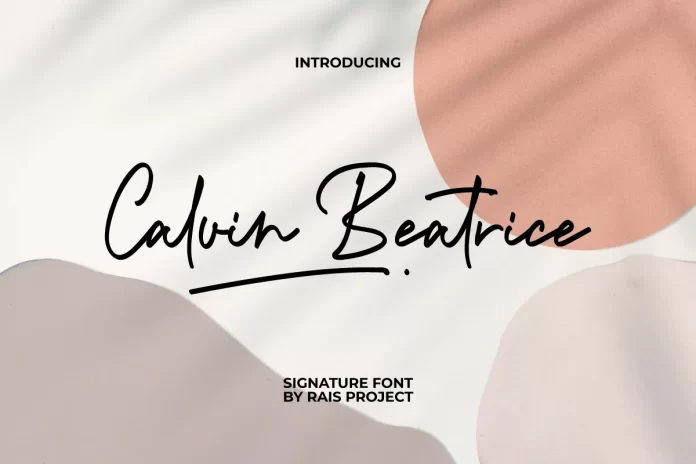 Calvin Beatrice Font