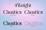 Caustics Font