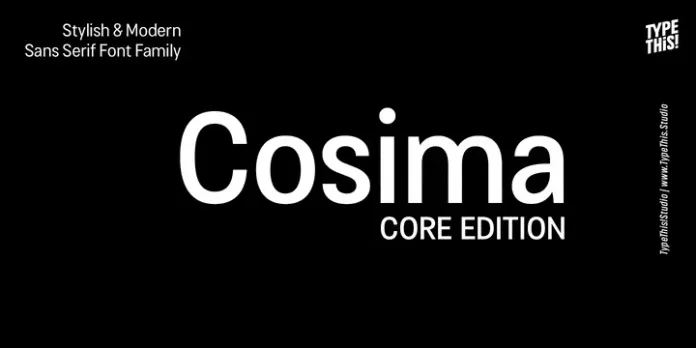Cosima Core Font