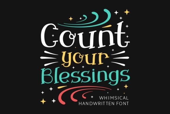 Count Your Blessings Font