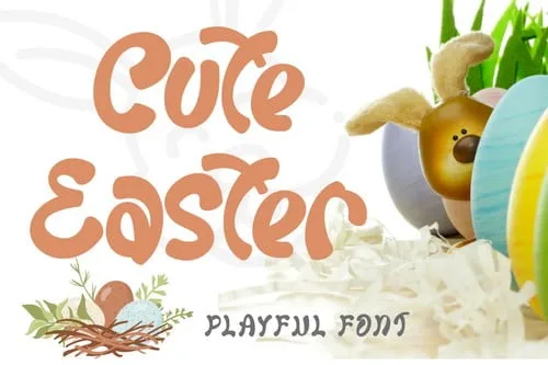Cute Easter Display Font