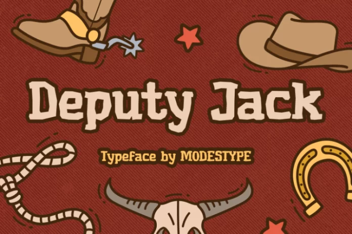 Deputy Jack - Cowboy Kids Font