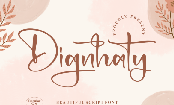 Dignhaty Beautiful Script Font