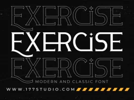 Exercise Font