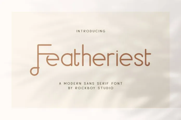 Featheriest Font