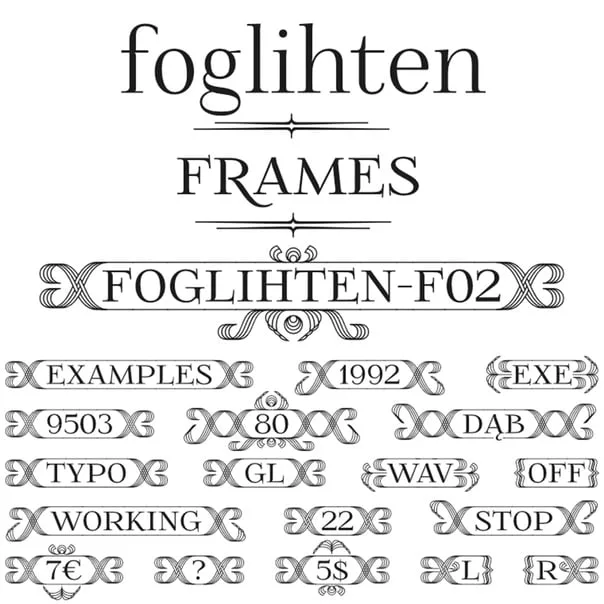 Foglihten Fr02 Font
