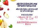 Fresh Fruit Font